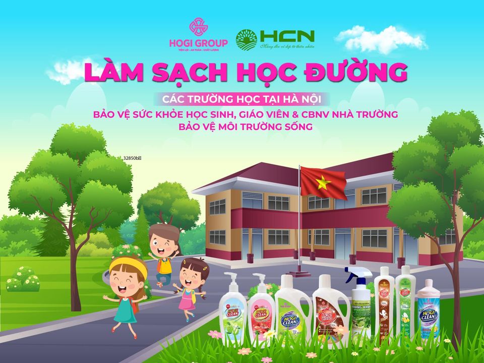 HCN HOLDINGS & HOGI GROUP ĐẦU TƯ DỰ ÁN LÀM SẠCH HỌC ĐƯỜNG TẠI QUẬN NAM TỪ LIÊM  - THÀNH PHỐ HÀ NỘI