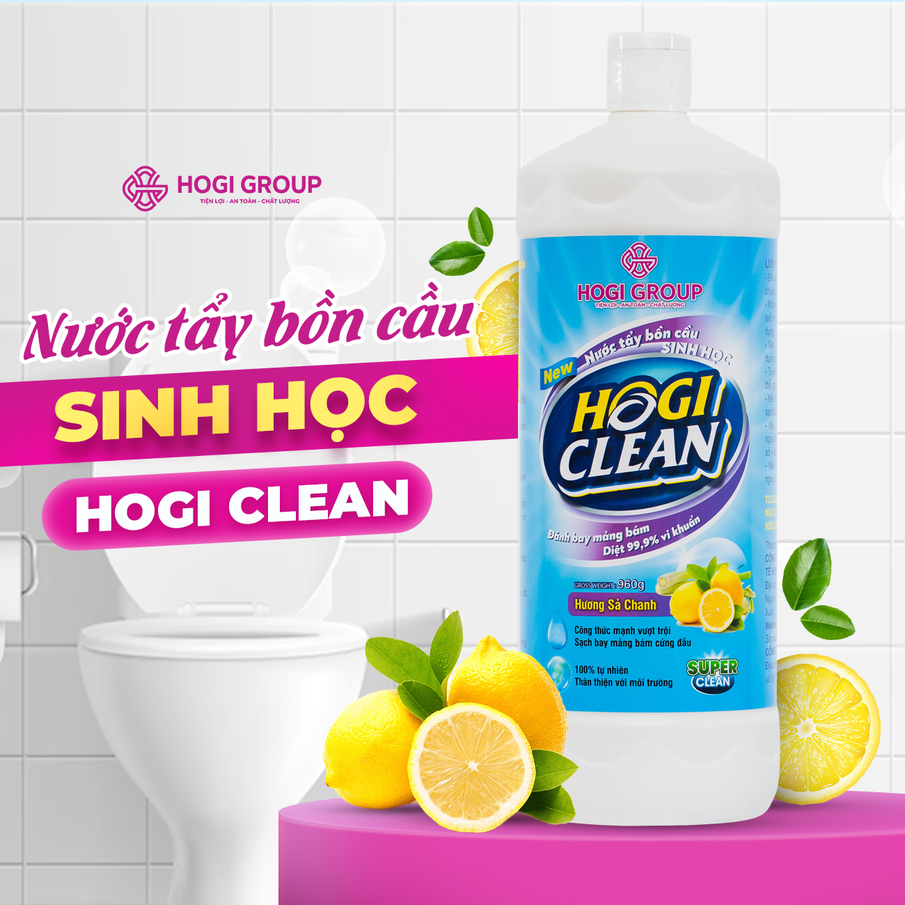 NƯỚC TẨY BỒN CẦU SINH HỌC HOGI CLEAN